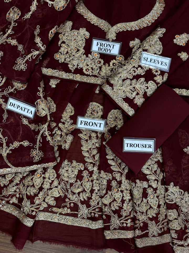 Maryams Chiffon Frock-Aarasta