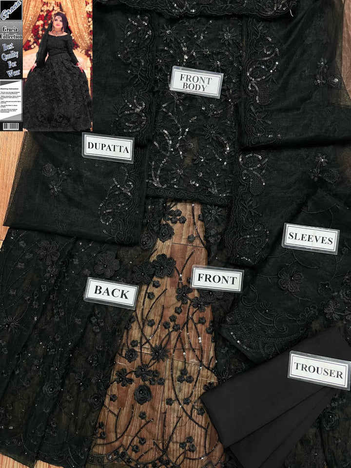 Maryams Net Bridal Suit-Aarasta