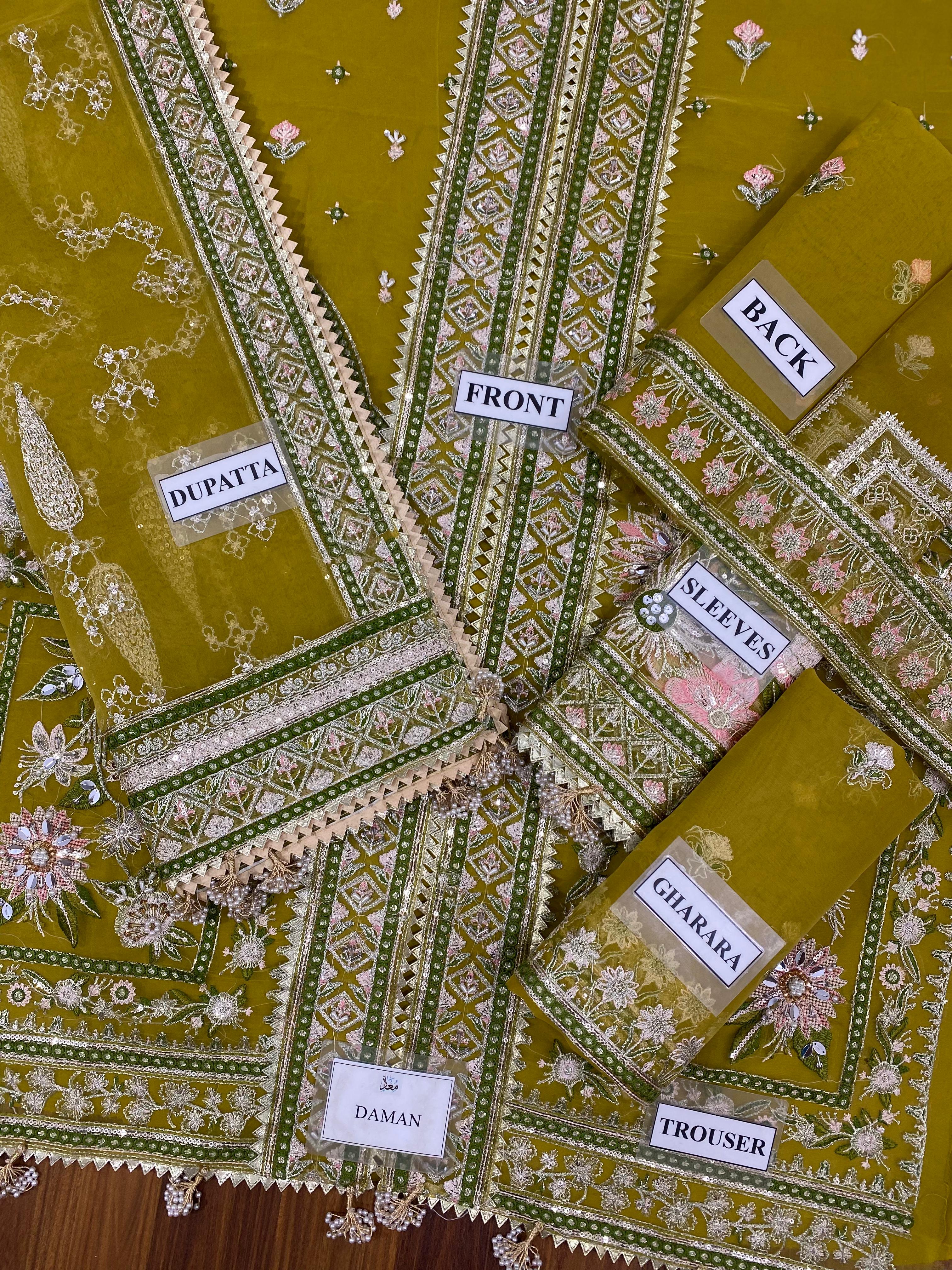 Mohsin Naveed Organza Suit-Aarasta