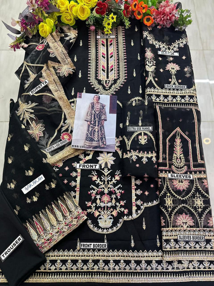 Mohsin Naveed Organza Bridal Suit-Aarasta