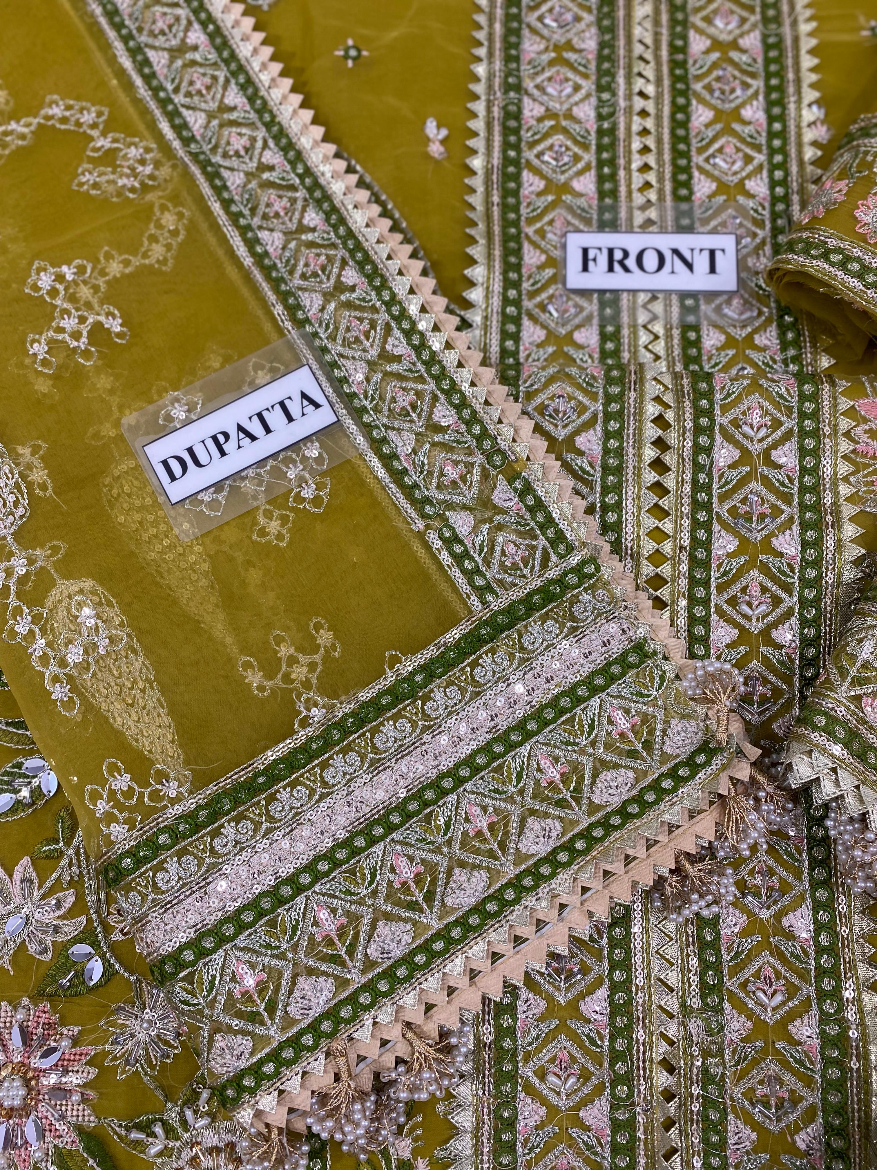Mohsin Naveed Organza Suit-Aarasta
