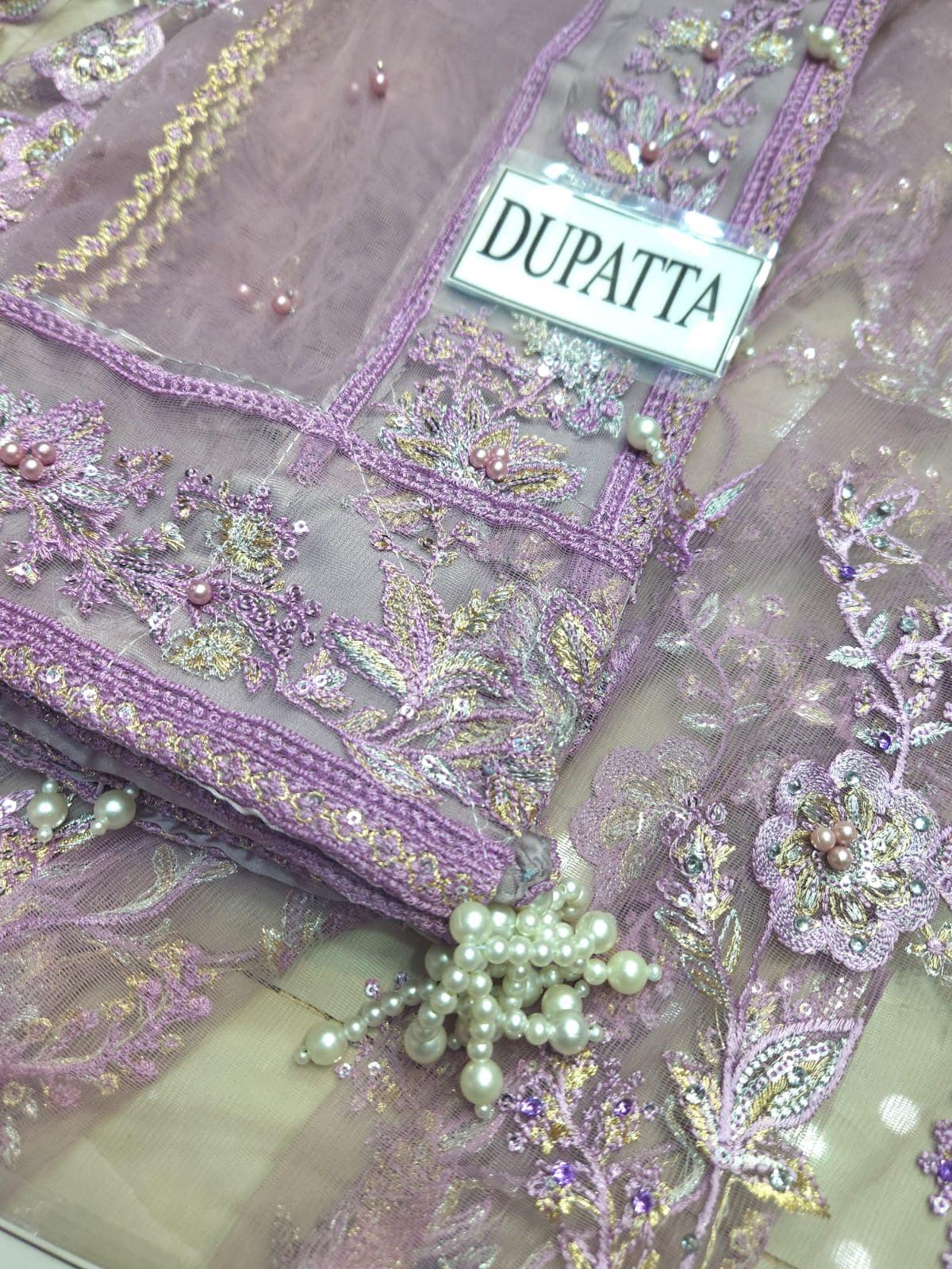 Mushq Net Bridal Suit-Aarasta