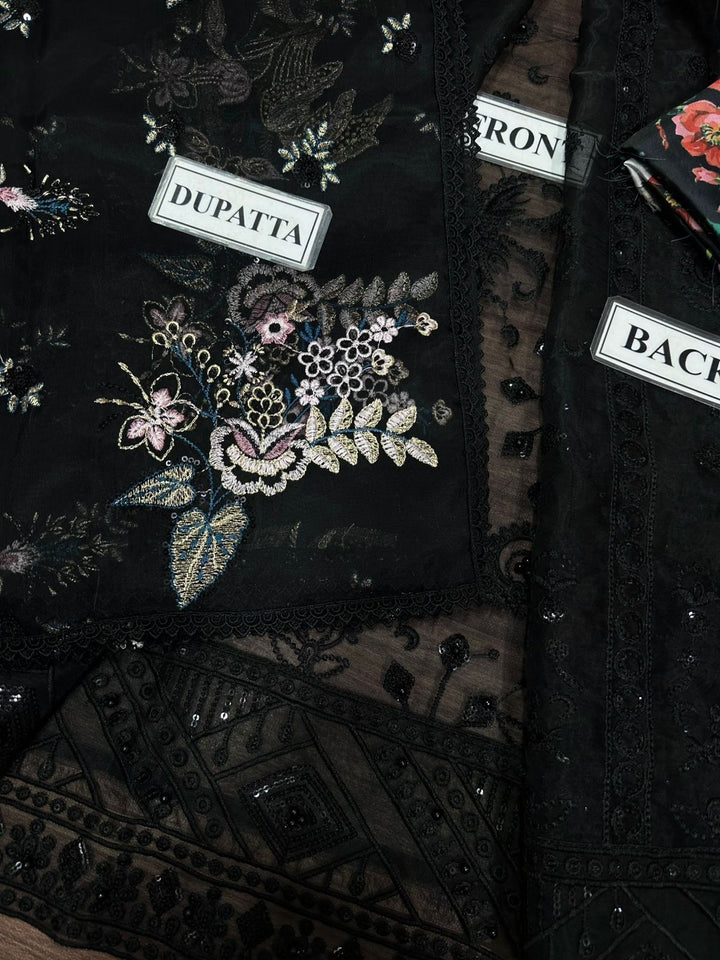 Nureh Organza Suit-Aarasta