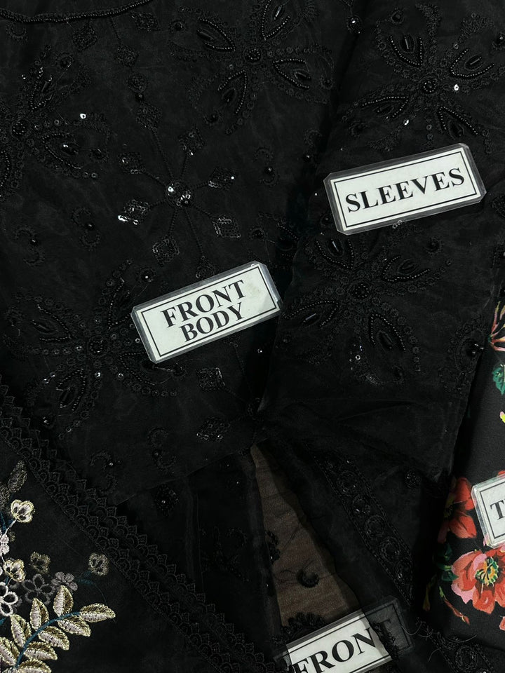 Nureh Organza Suit-Aarasta