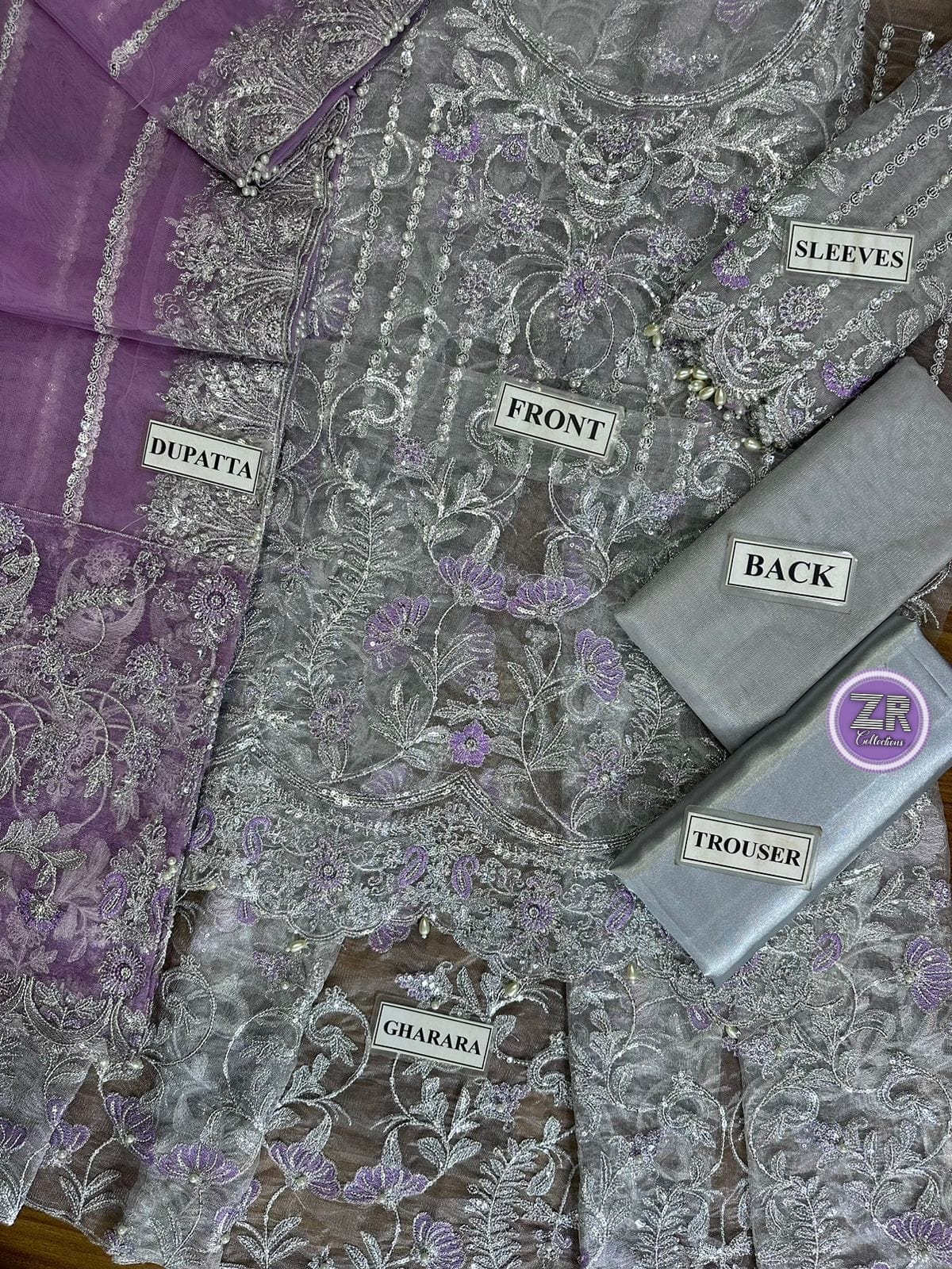 Haniya Amir Net Bridal Suit-Aarasta