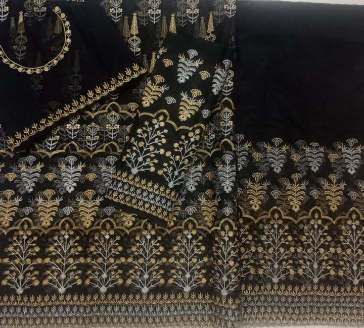 Embroidered Organza Frock-Aarasta