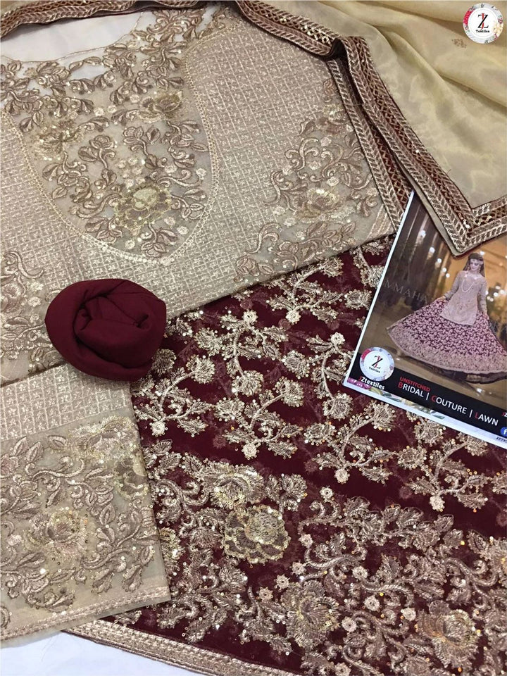 Chiffon Bridal Suit-Aarasta