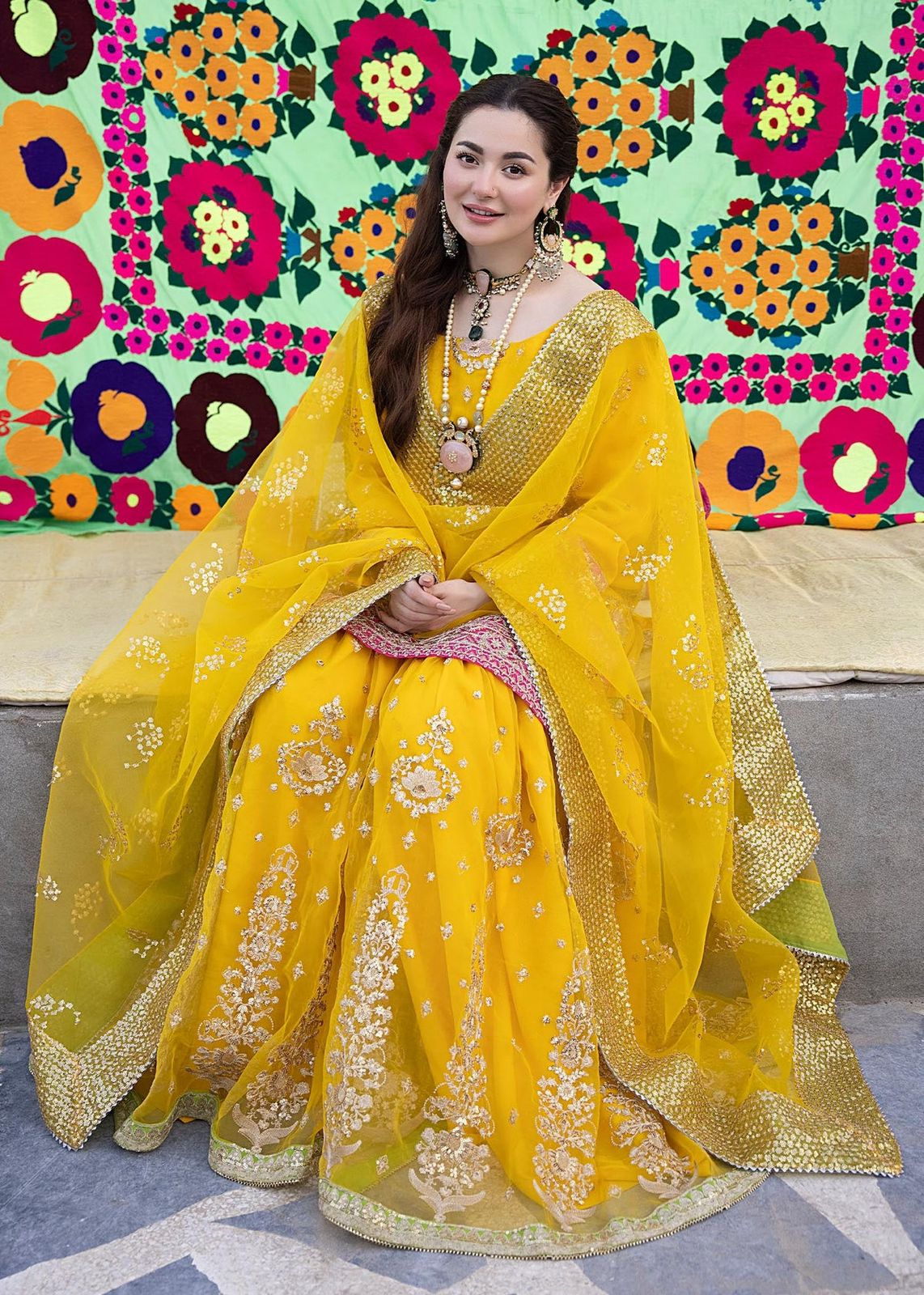 Mayo Organza Bridal Suit-Aarasta