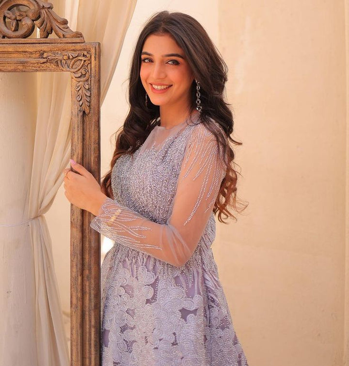Nashwa Haute Net Frock-Aarasta