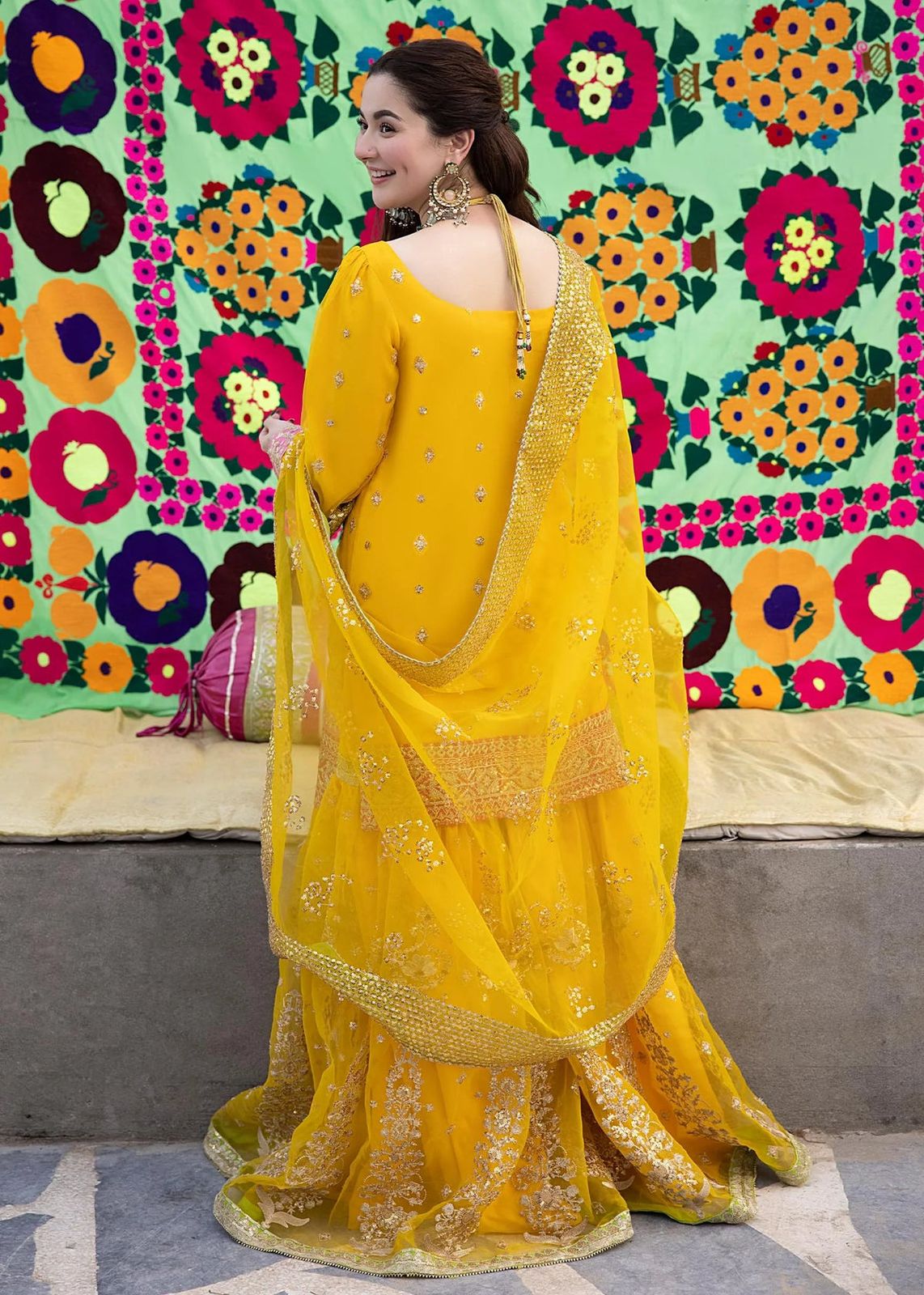 Mayo Organza Bridal Suit-Aarasta
