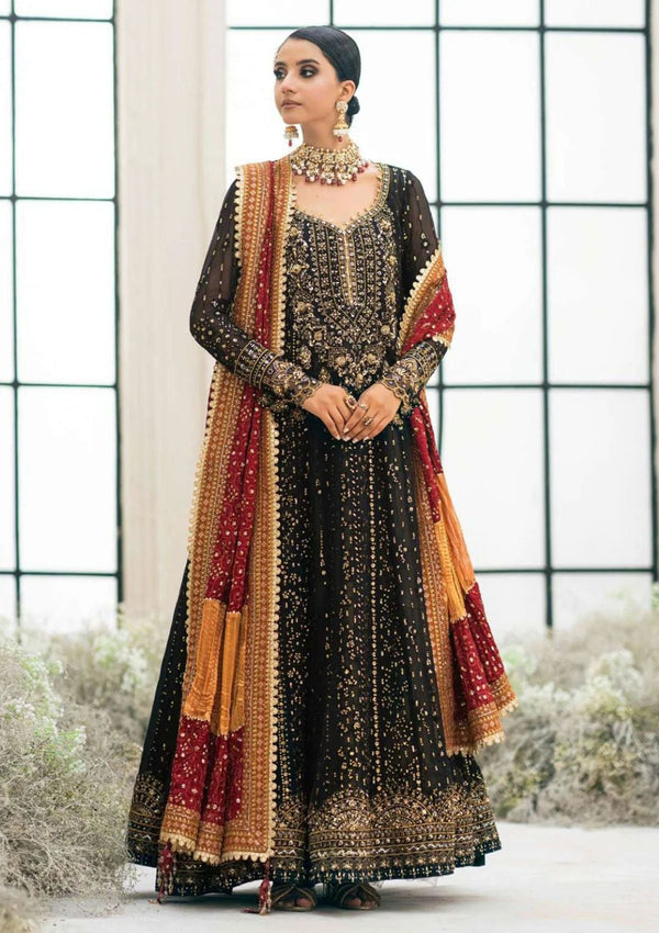 Aik Atelier Chiffon Frock-Black-Chiffon-Maxi-Aarasta