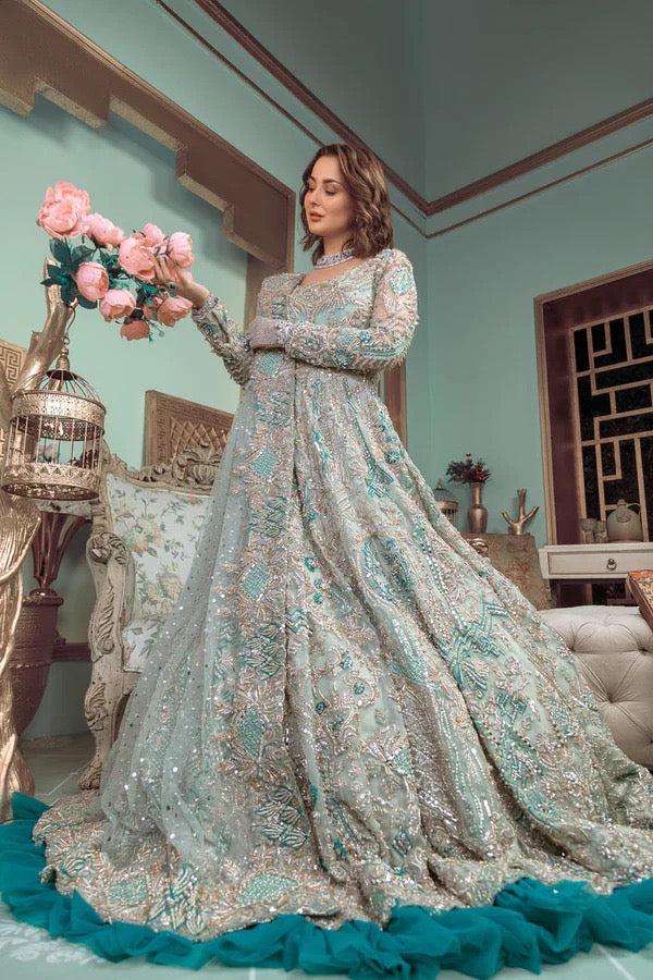 Ahmed Sultan Bridal Maxi-Ferozi-Net-Maxi-Aarasta