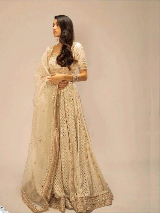 Ines Chiffon Frock-Golden-Chiffon-Maxi-Aarasta
