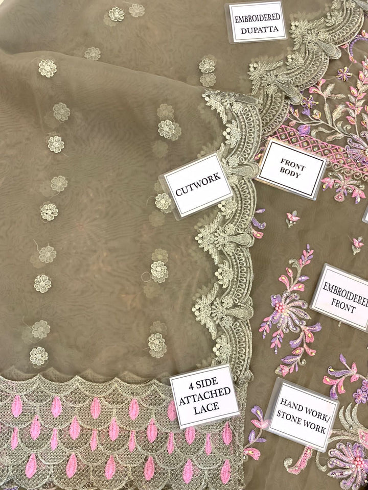 Qalamkar Organza Maxi-Aarasta