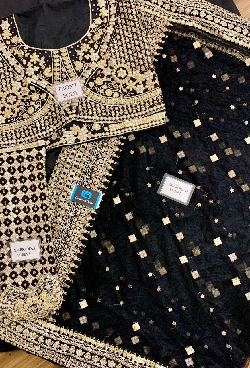 Qalamkar Net Saree-Aarasta
