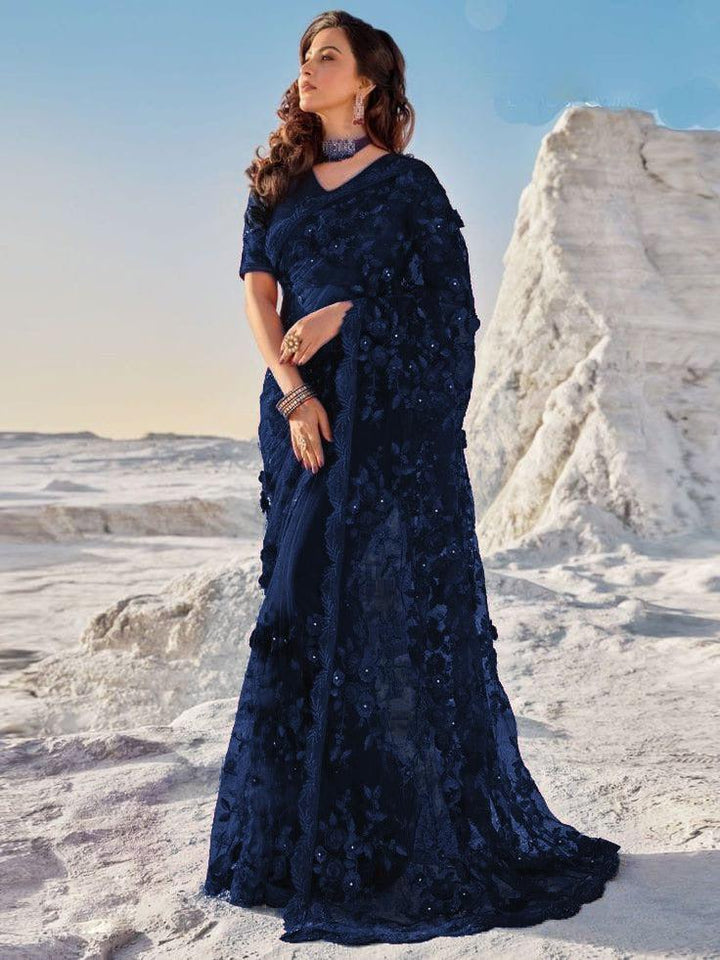 Indian Net Saree-Aarasta