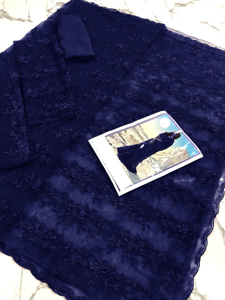 Indian Net Saree-Aarasta