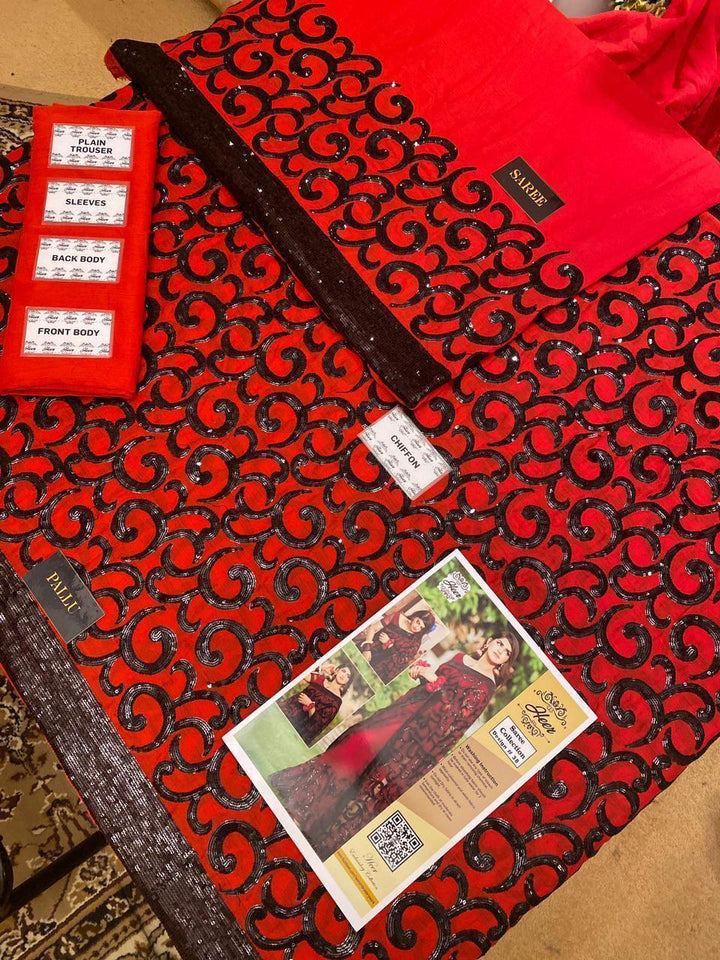 Indian Chiffon Saree-Aarasta