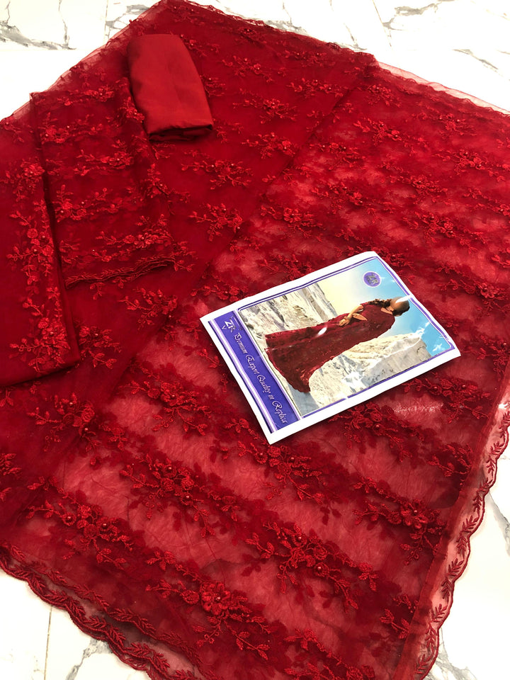 Indian Net Saree-Aarasta