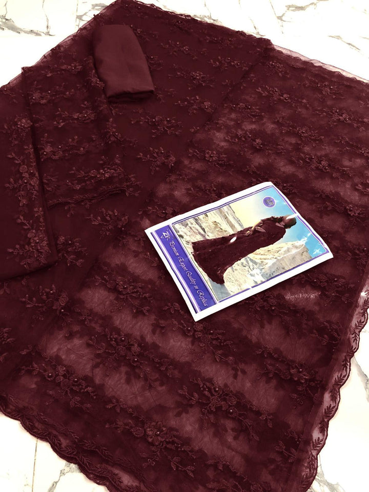 Indian Net Saree-Aarasta