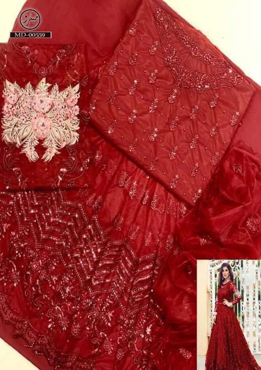 Zainab Chottani Net Frock-Aarasta