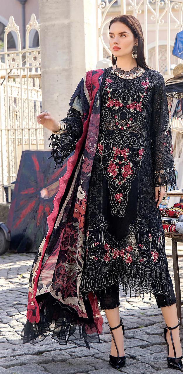 Adan Libas Cotton Suit-Black-Cotton-Aarasta