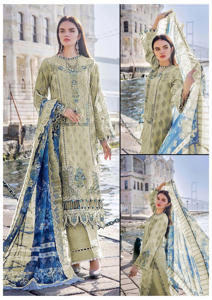 Adan Libas Cotton Suit-Green-Cotton-Aarasta