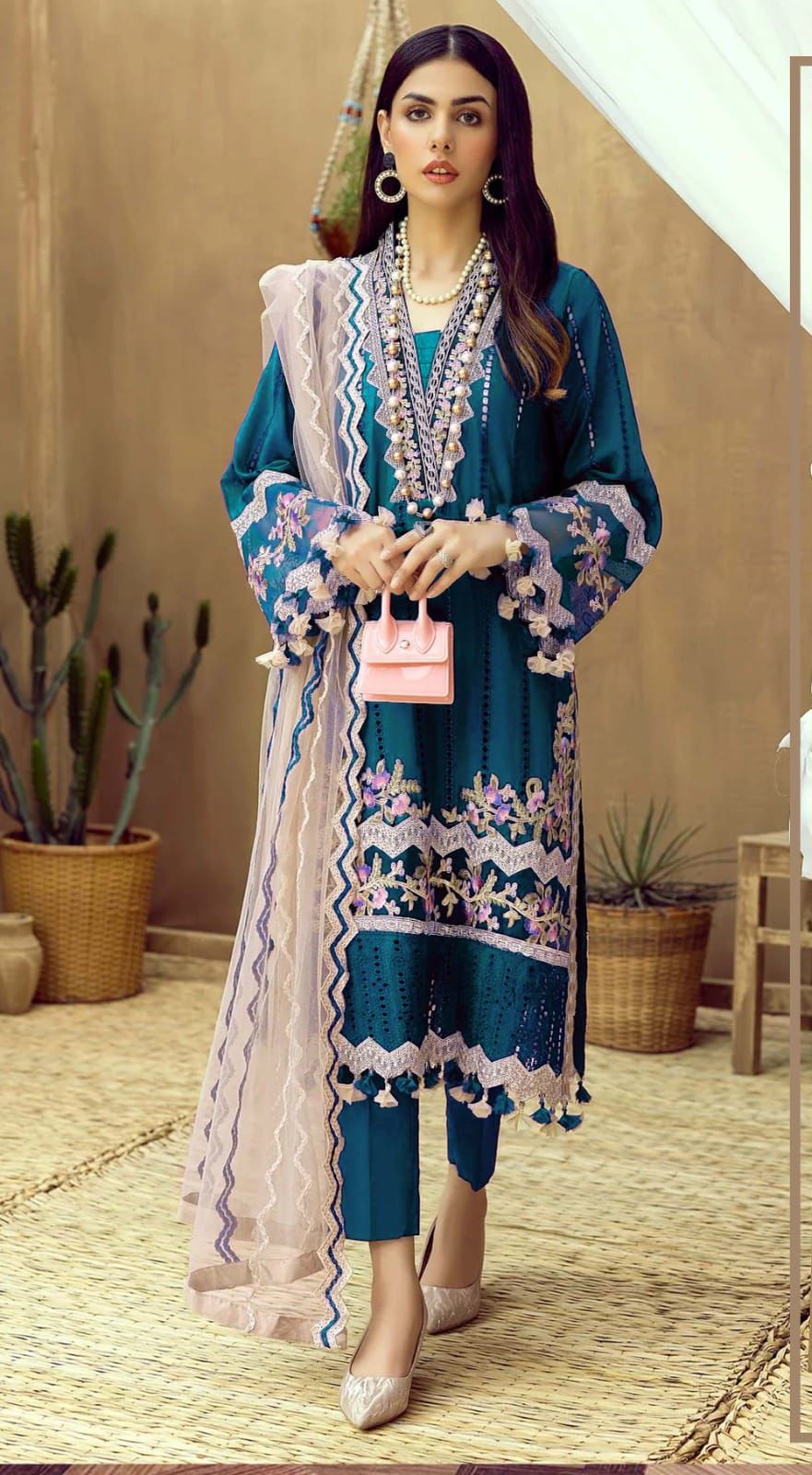 Adan Libas Cotton Suit-Green-Cotton-Aarasta