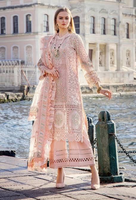 Adan Libas Cotton Suit-Peach-Cotton-Aarasta