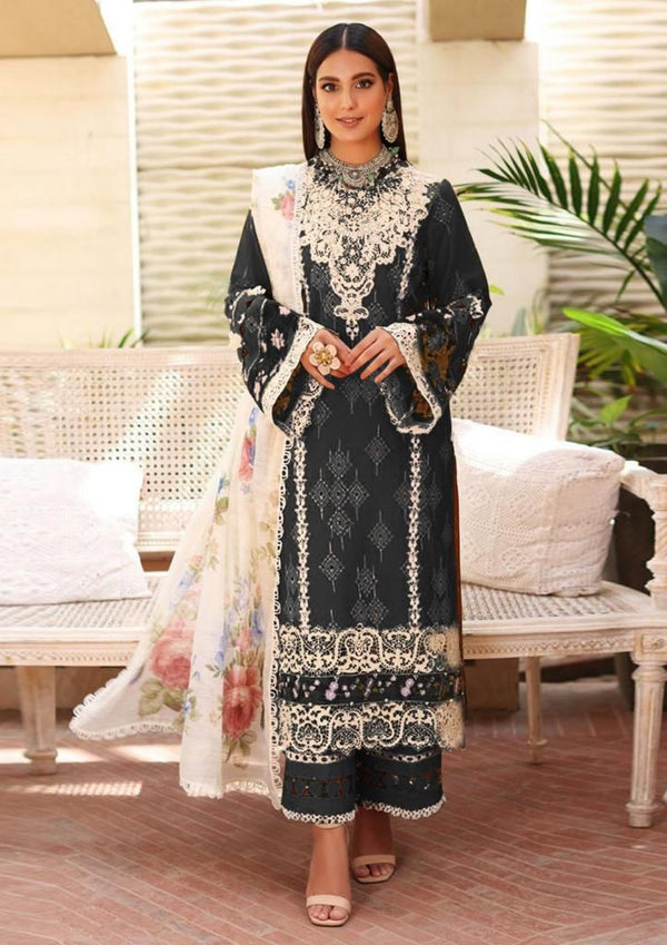 Afrozeh Cotton Suit-Black-Cotton-Aarasta