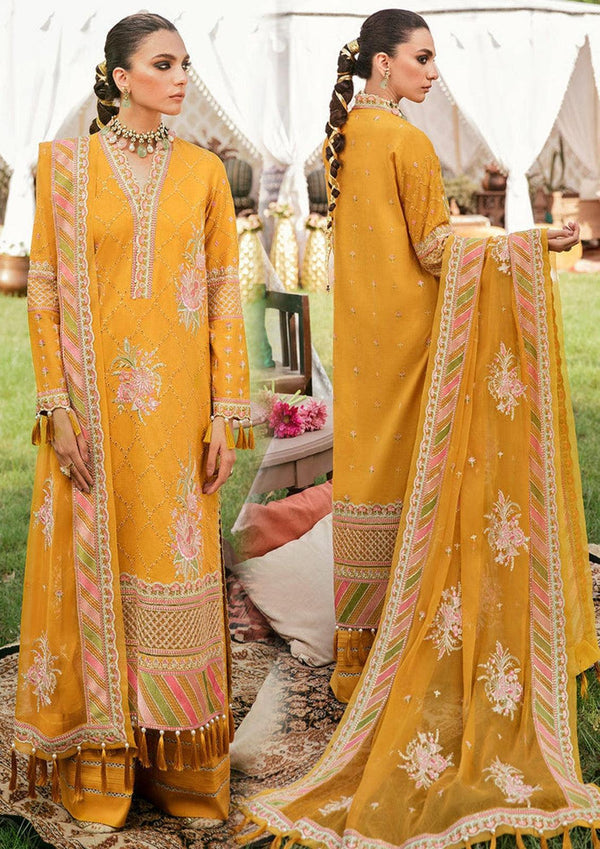 Afrozeh Cotton Suit-Yellow-Cotton-Aarasta