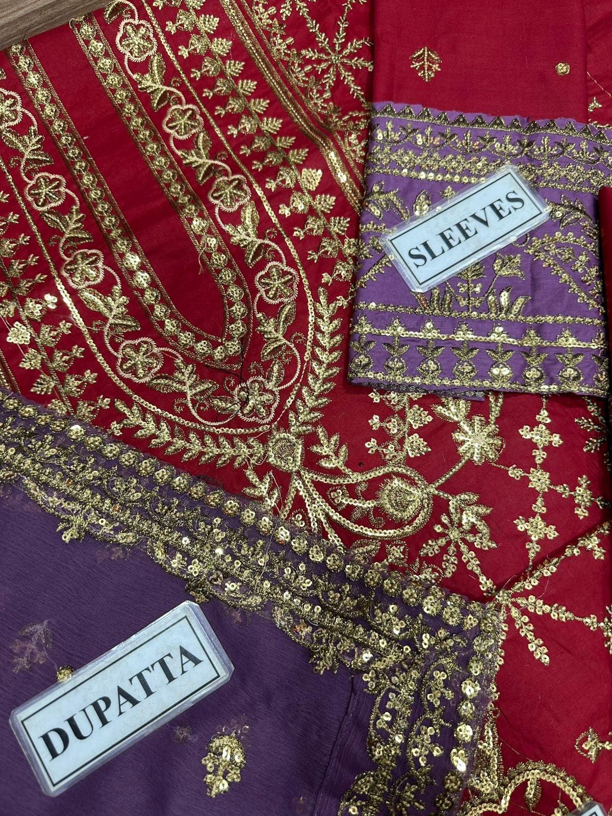 Asim Jofa Cotton Suit-Aarasta