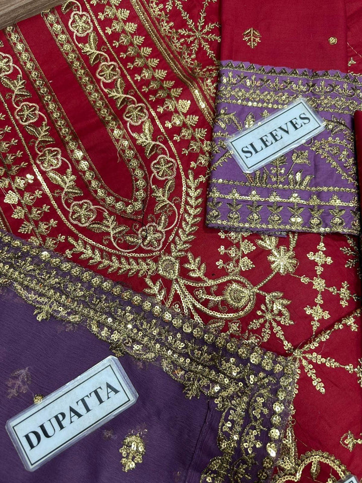 Asim Jofa Cotton Suit-Aarasta