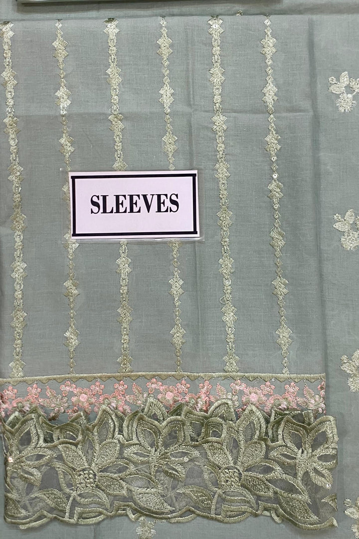 Azure Cotton Suit-Aarasta