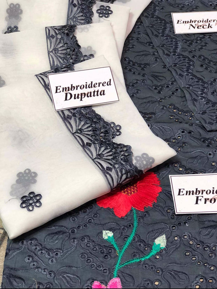 Azure Cotton Suit-Aarasta