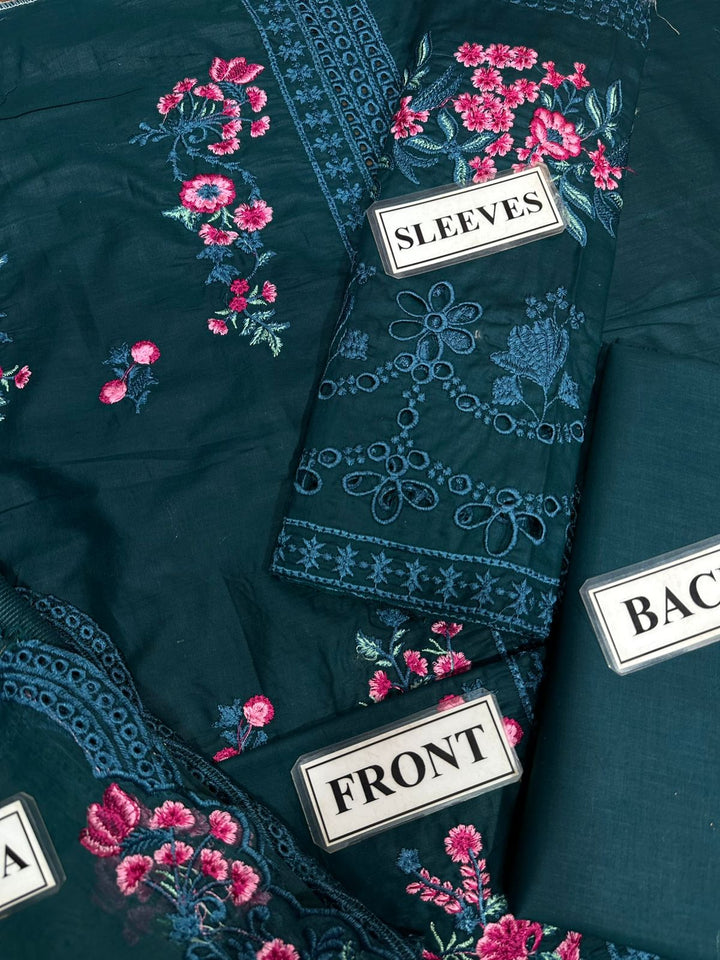 Azure Cotton Suit-Aarasta