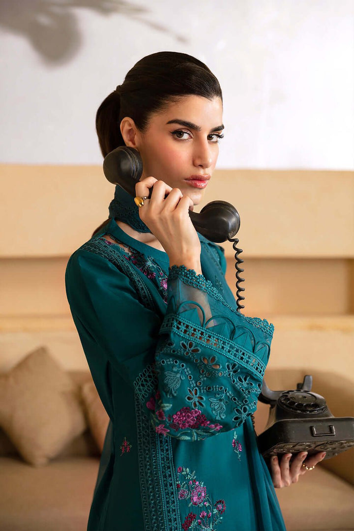 Azure Cotton Suit-Aarasta