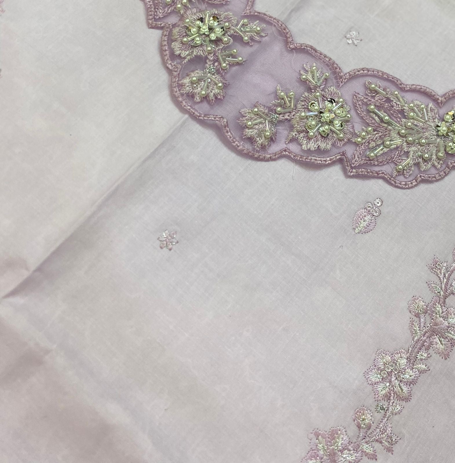 Azure Cotton Suit-Aarasta