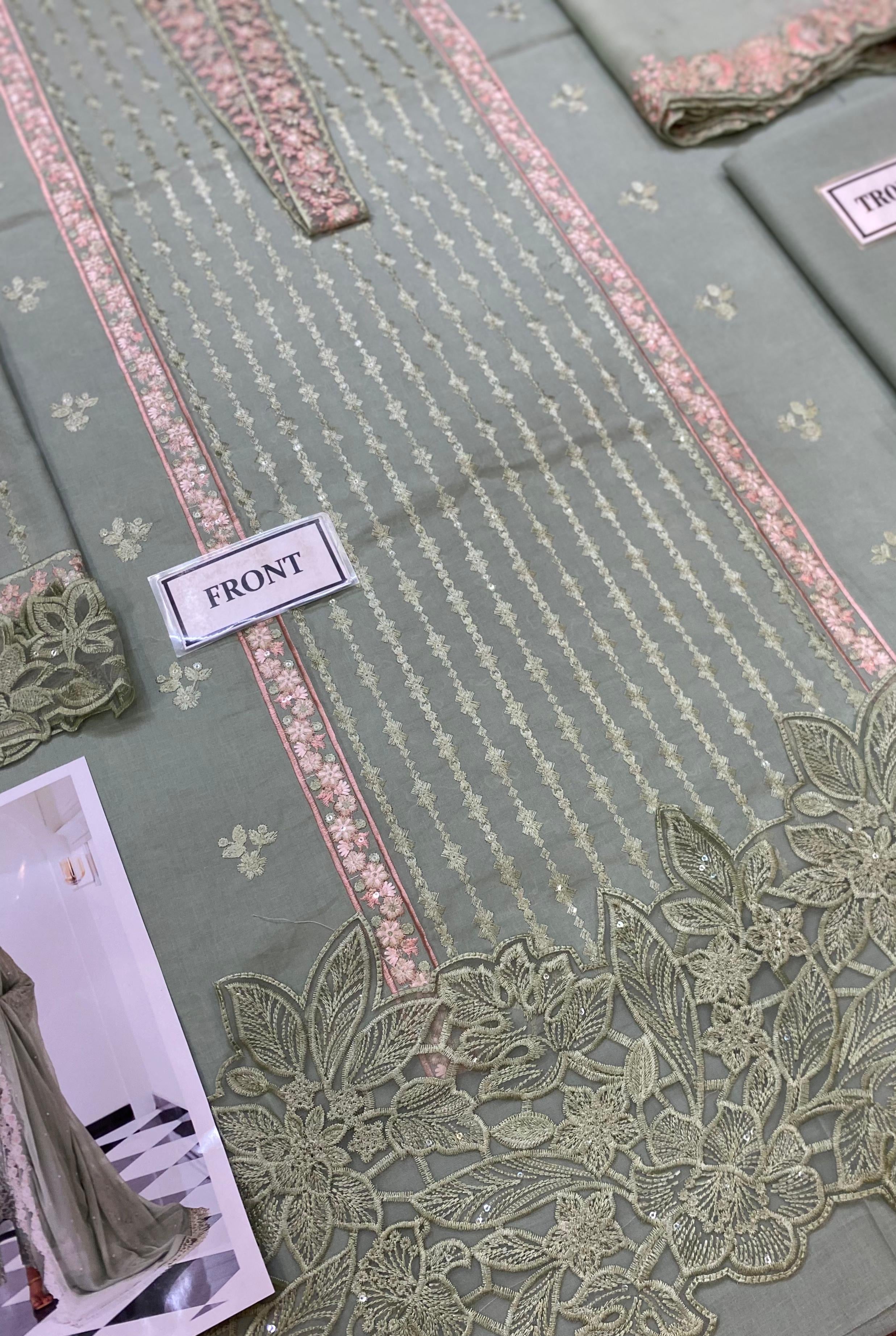 Azure Cotton Suit-Aarasta