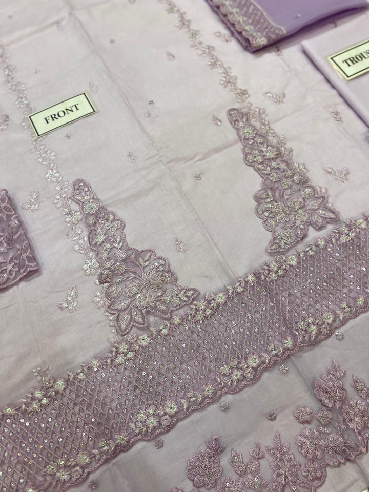 Azure Cotton Suit-Aarasta