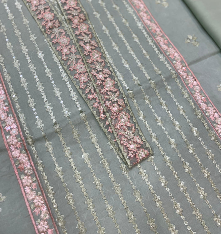 Azure Cotton Suit-Aarasta