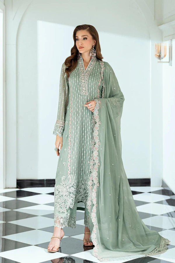 Azure Cotton Suit-Green-Cotton-Aarasta