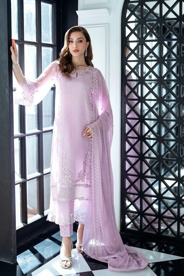 Azure Cotton Suit-Purple-Cotton-Aarasta