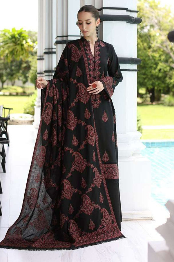 Bareeze Cotton Suit-Black-Cotton-Aarasta