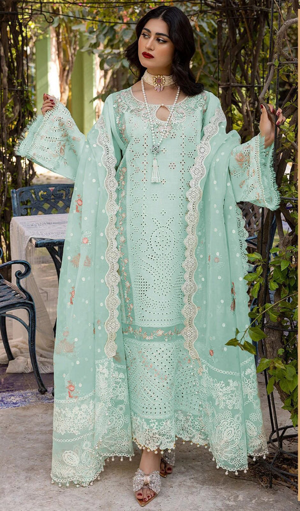 Bin Ilyas Cotton Suit-Green-Cotton-Aarasta