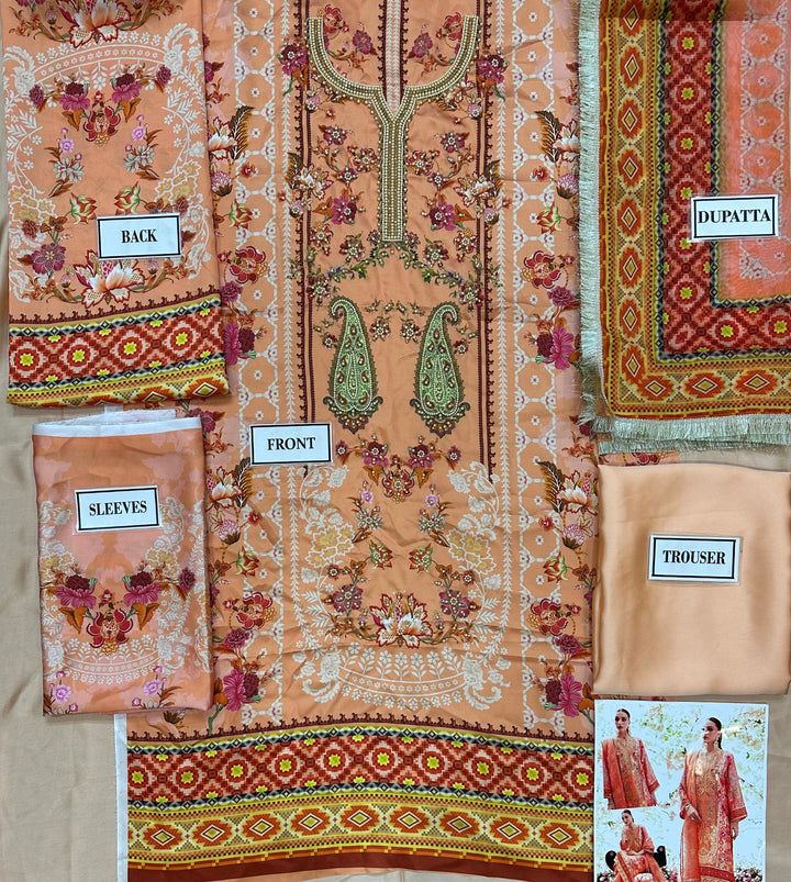 Marjjan Cotton Suit-Aarasta