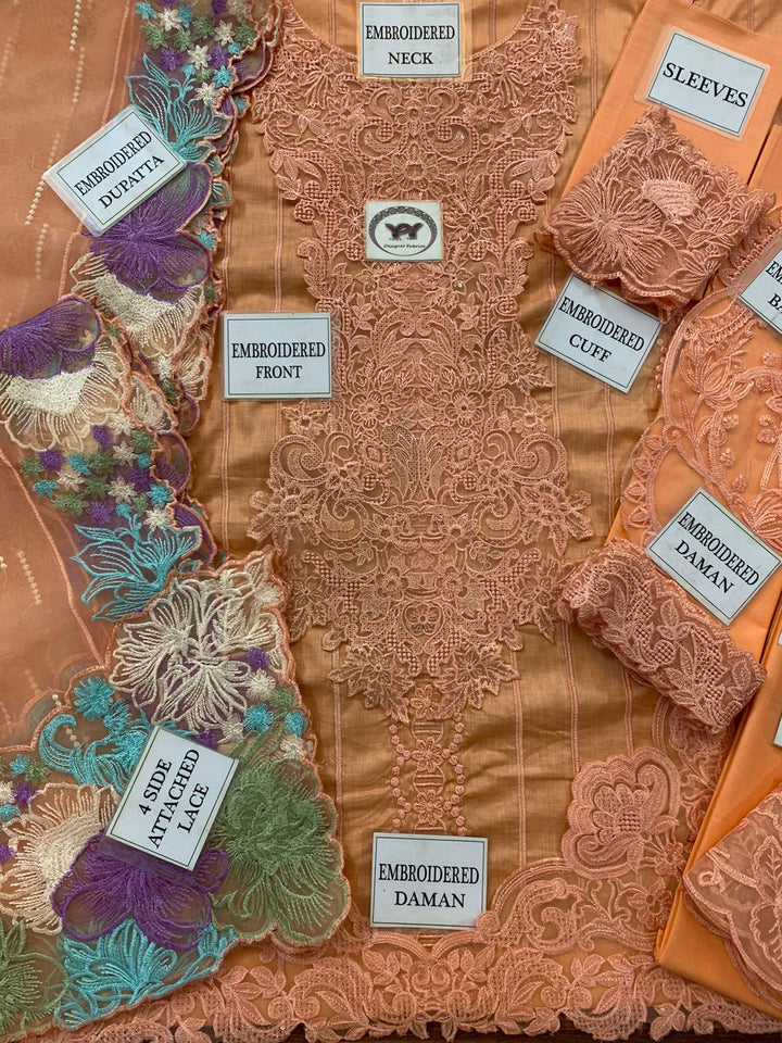 Crimson Cotton Suit-Aarasta