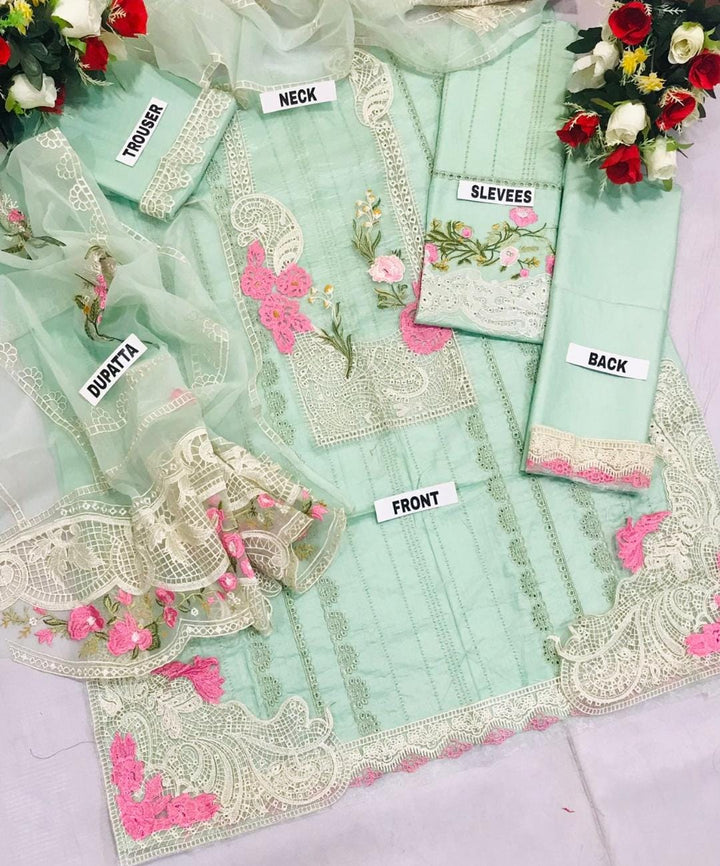 Crimson Cotton Suit-Aarasta