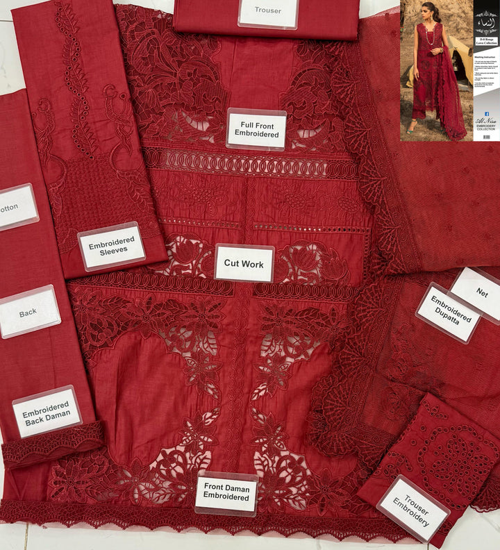 Crimson Saira Shakira Cotton Suit-Aarasta