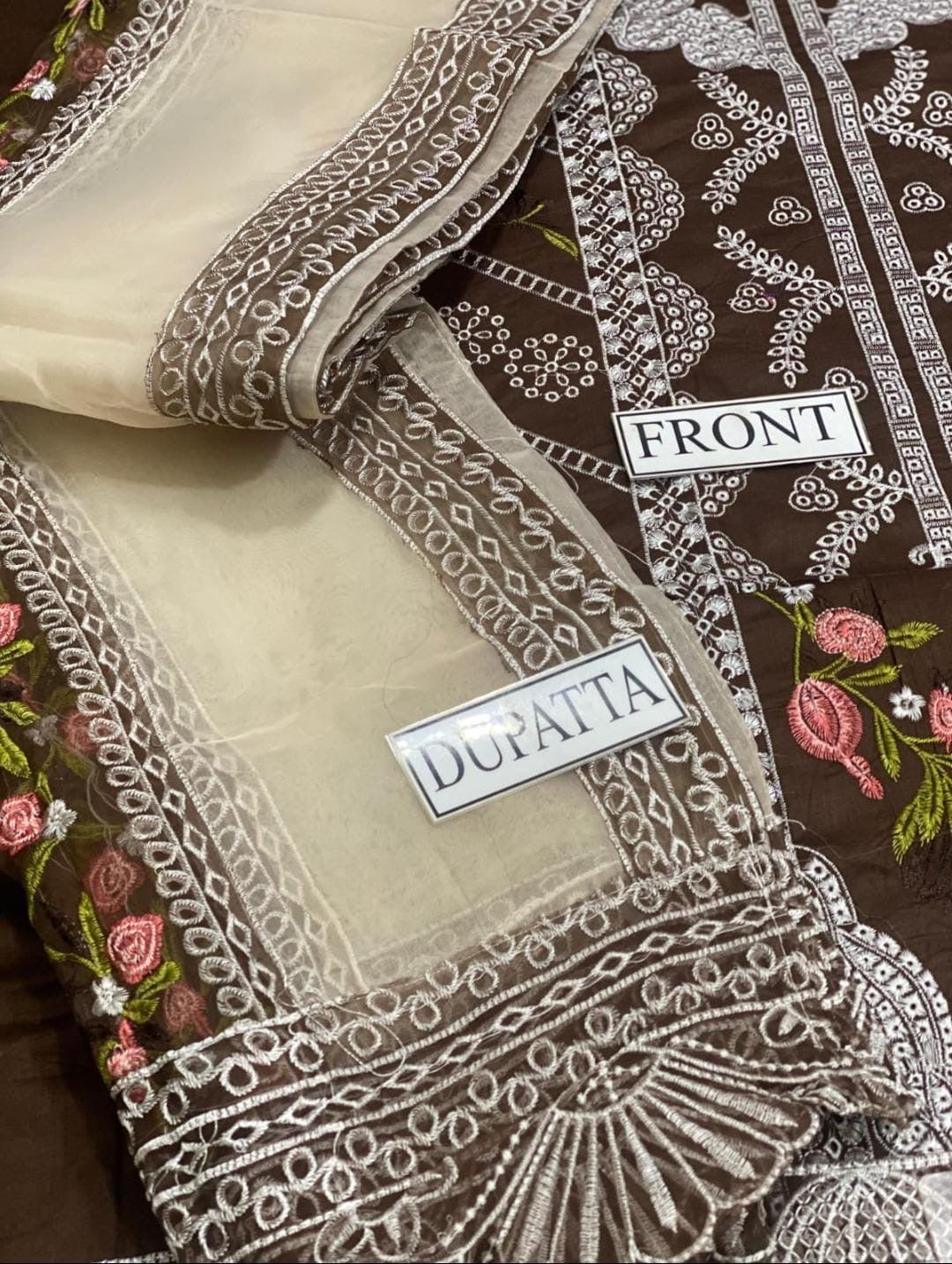 Crimson Cotton Suit-Aarasta